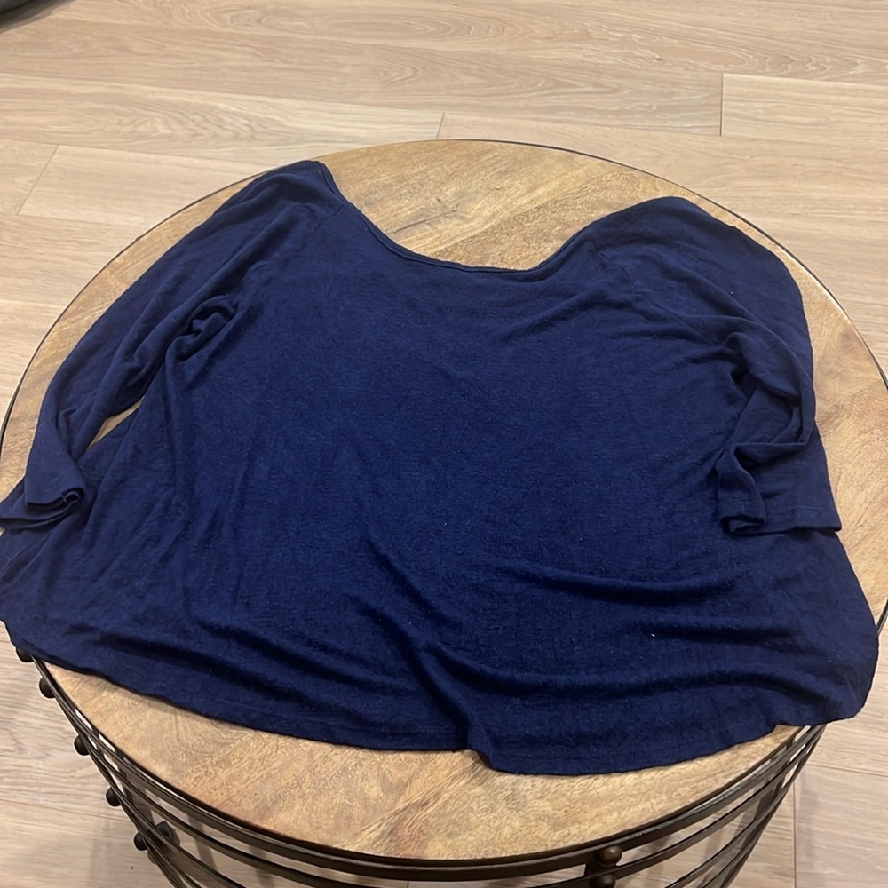 Navy 3/4 sweater